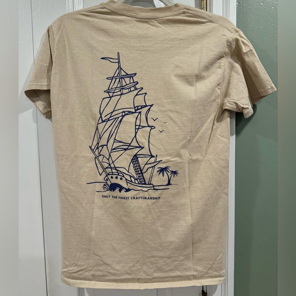 Empyre “Only the Finest Craftsmanship” Cream Graphic Tee - Small